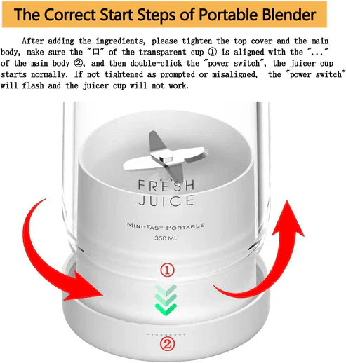 Portable Blender USB Rechargeable