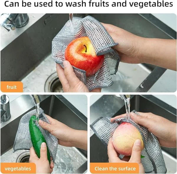 Magic Dishwashing & Scrubbing Cloth – 10 Piece Bundle Pack