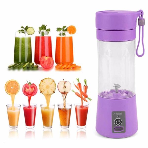PORTABLE RECHARGEABLE JUICER BLENDER BOTTLE