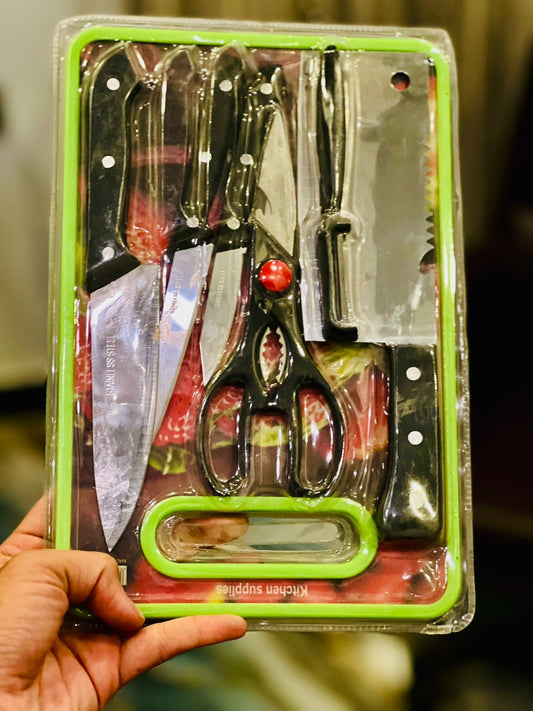 6 Pices Knife Set For Kitchen