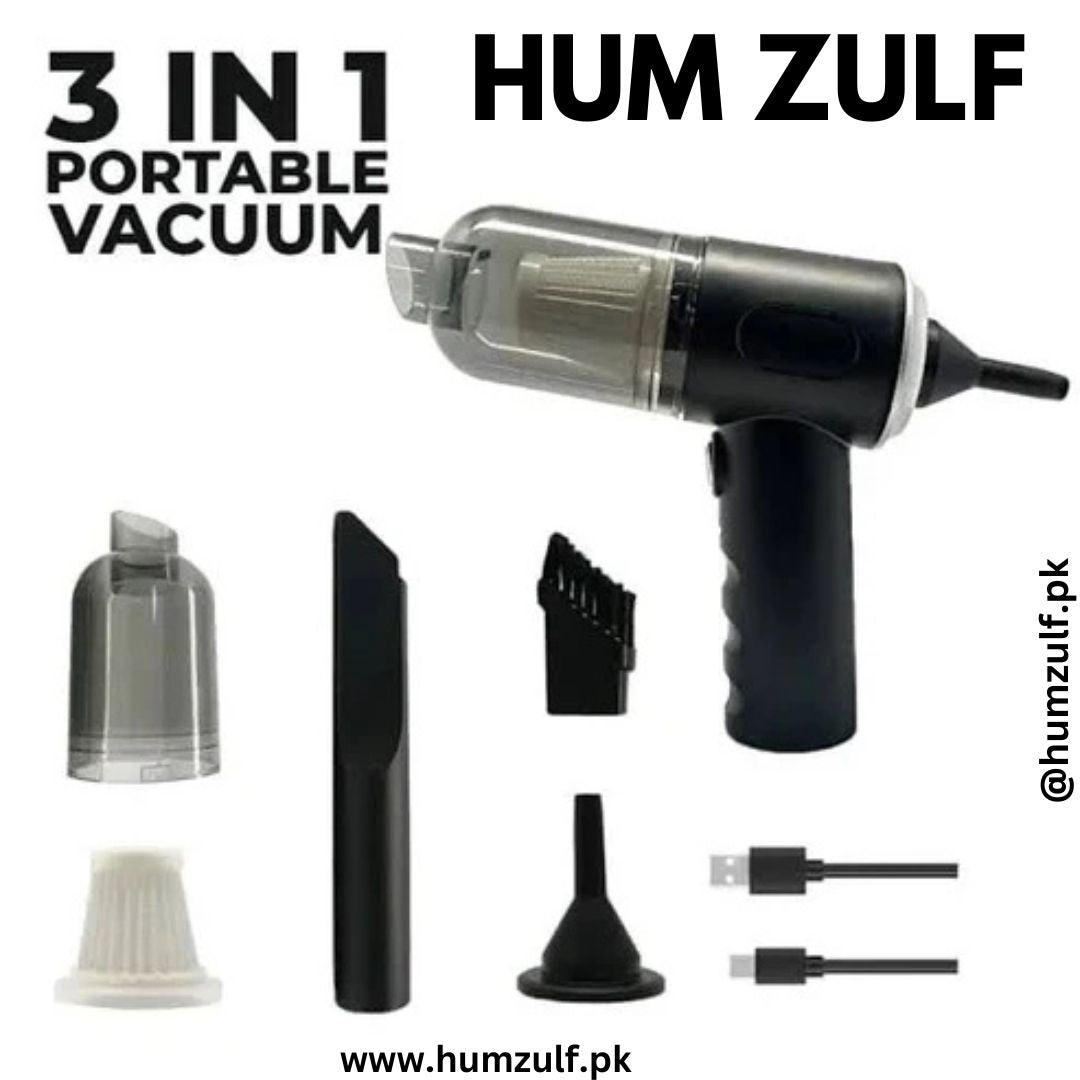 3 in 1 Handheld Car Vacuum Cleaner