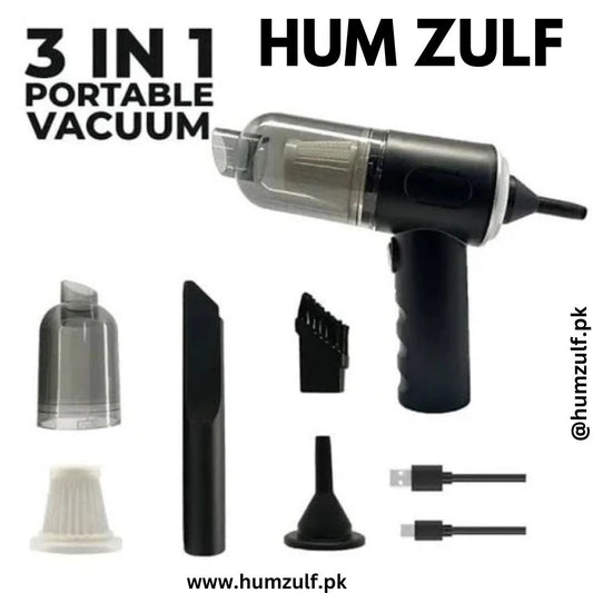 3 in 1 Handheld Car Vacuum Cleaner